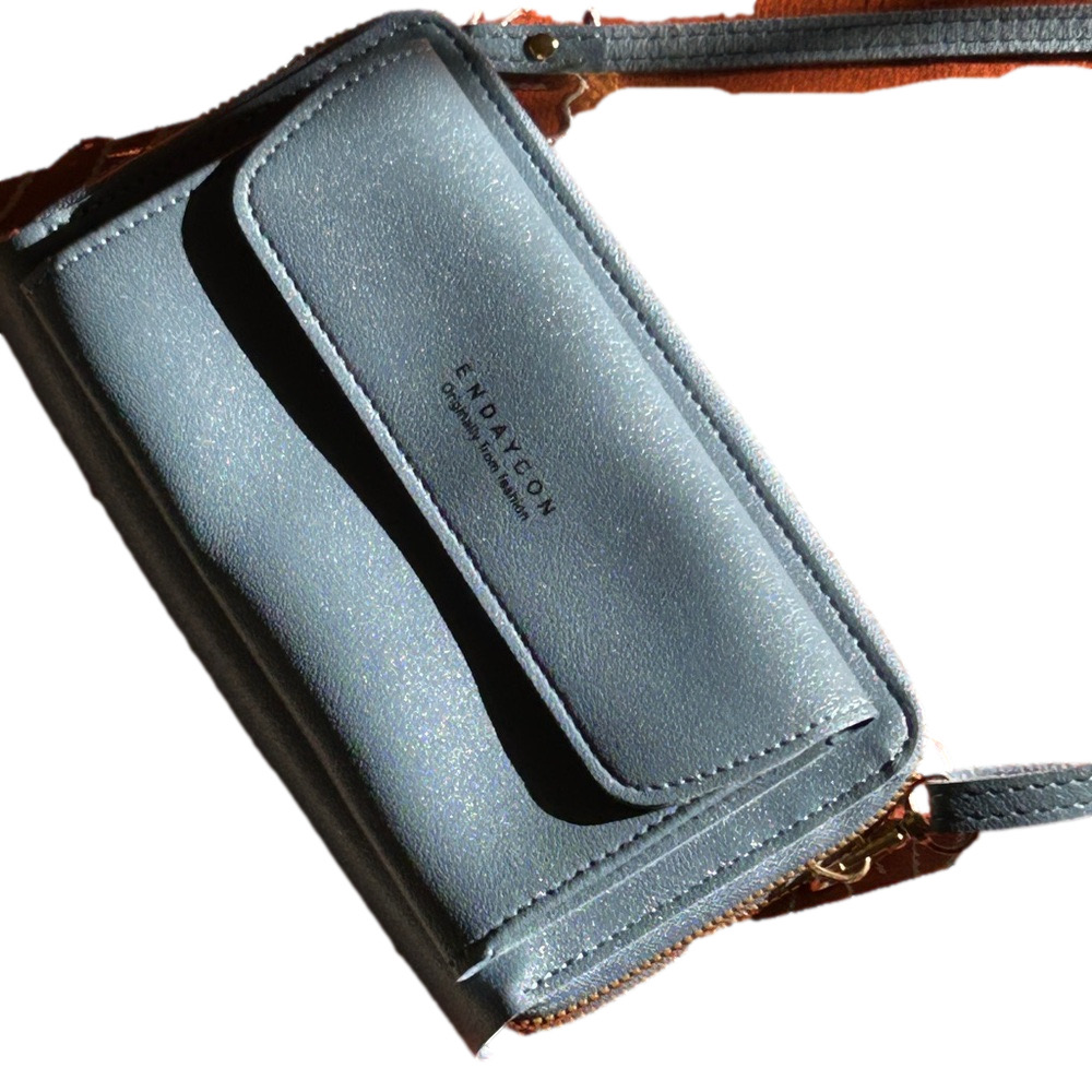 Blue Crossbody Wallet Bag Travel Bag Beach Wallet Bag Concert Bag School Bag New